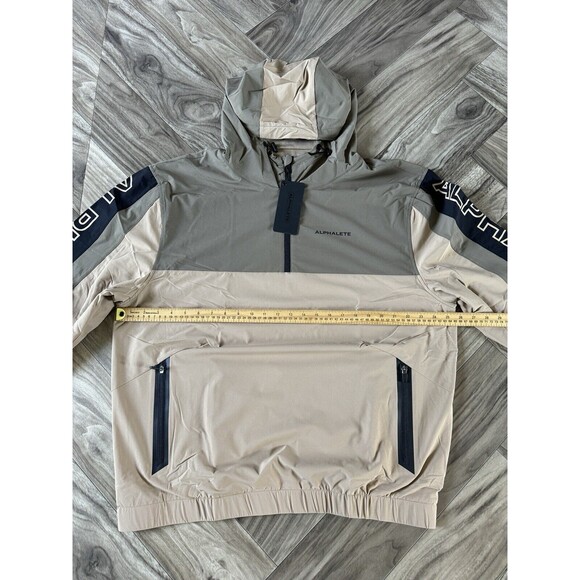 Alphalete Men’s Exp Tech Windbreaker-Desert Safari , Size XL - Picture 2 of 8